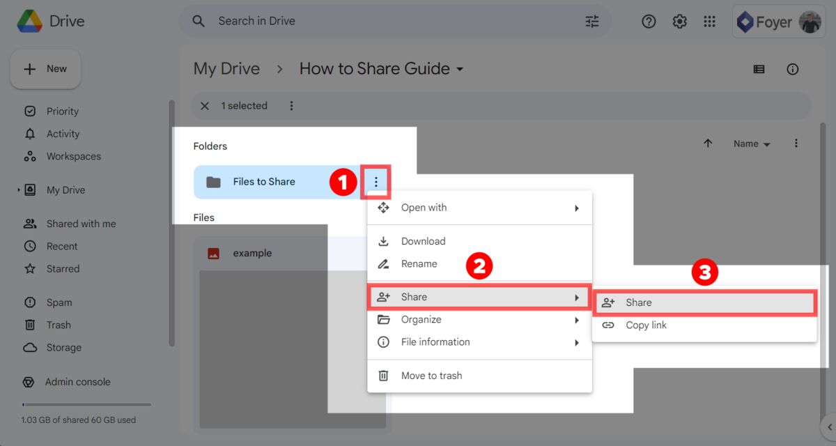 how to send powerpoint presentation in messenger using cellphone Sharing a folder in Google Drive